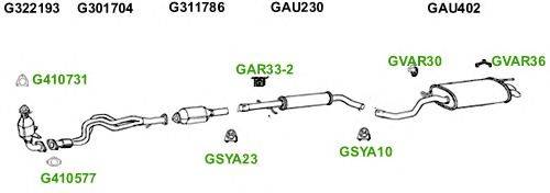 Система выпуска ОГ GT Exhaust 4670