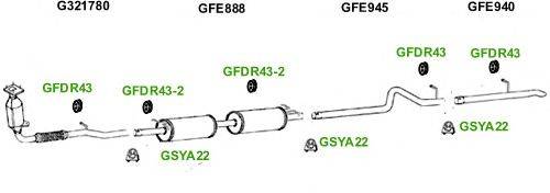 Система выпуска ОГ GT Exhaust 4803