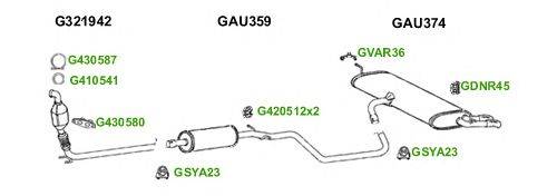 Система выпуска ОГ GT Exhaust 6013