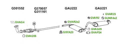 Система выпуска ОГ GT Exhaust 6095