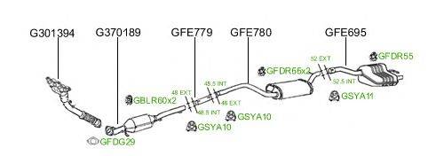 Система выпуска ОГ GT Exhaust 633