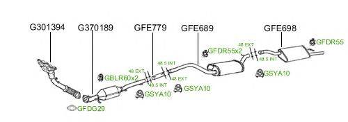 Система выпуска ОГ GT Exhaust 640