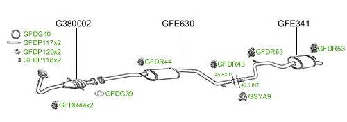 Система выпуска ОГ GT Exhaust 713