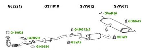 Система выпуска ОГ GT Exhaust 7237