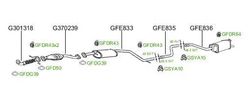 Система выпуска ОГ GT Exhaust 735