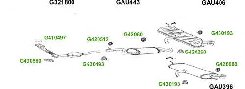 Система выпуска ОГ GT Exhaust 7623