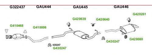 Система выпуска ОГ GT Exhaust 7629