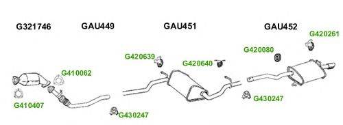 Система выпуска ОГ GT Exhaust 7635