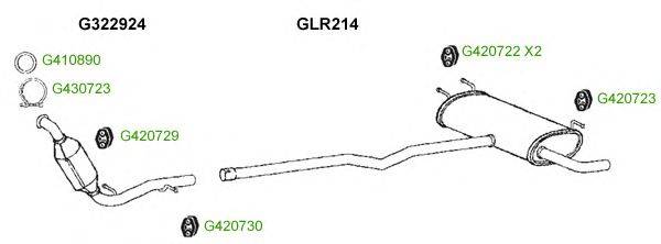 Система выпуска ОГ GT Exhaust 8284