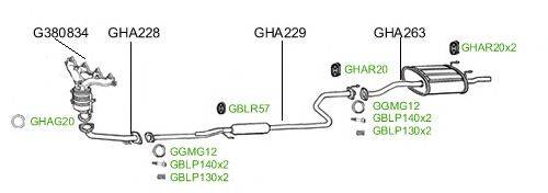 Система выпуска ОГ GT Exhaust 931
