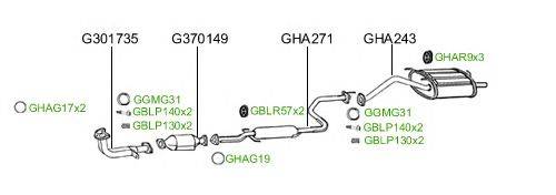Система выпуска ОГ GT Exhaust 951