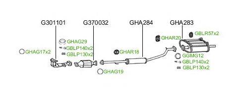 Система выпуска ОГ GT Exhaust 964