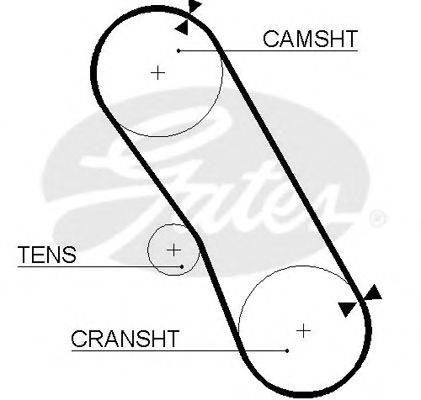 Ремень ГРМ GATES 5061