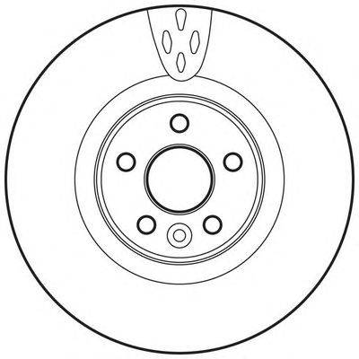 Тормозной диск JURID 562652JC