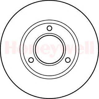 Тормозной диск BENDIX 561136B