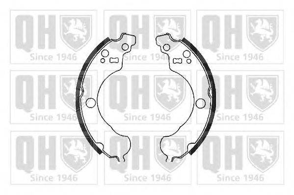 Комплект тормозных колодок QUINTON HAZELL BS1114