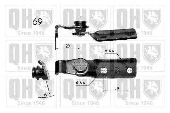 Газовая пружина, крышка багажник QUINTON HAZELL 840200