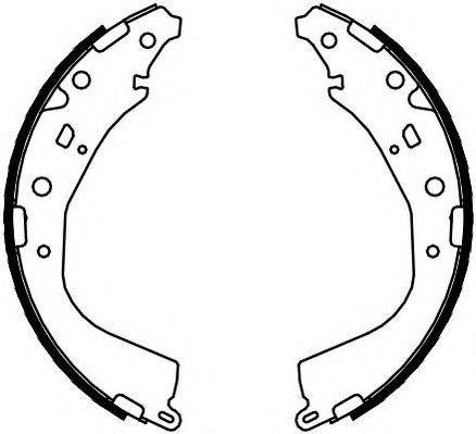 Комплект тормозных колодок, стояночная тормозная система FERODO FSB4065