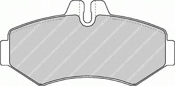 Комплект тормозных колодок, дисковый тормоз FERODO FVR1306
