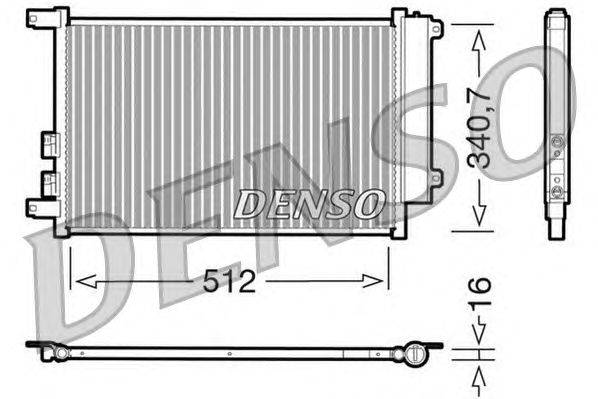 Конденсатор, кондиционер DENSO DCN01010