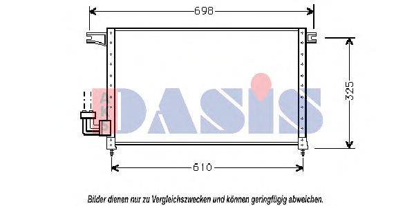 Конденсатор, кондиционер AKS DASIS 924155