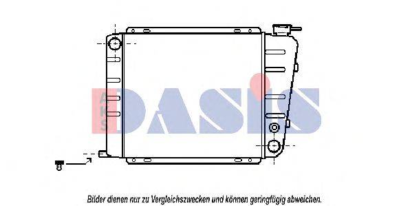 Радиатор, охлаждение двигателя AKS DASIS 26883