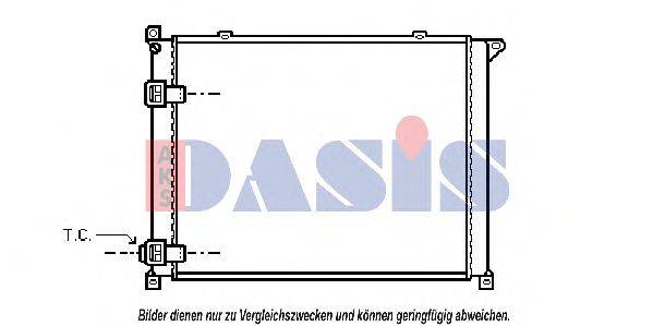 Радиатор, охлаждение двигателя AKS DASIS 23983