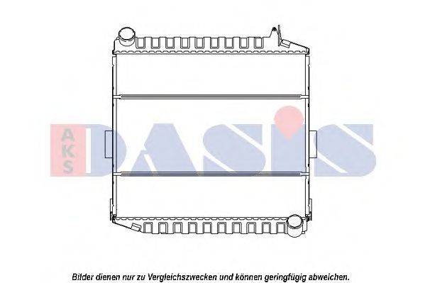 Радиатор, охлаждение двигателя AKS DASIS 441190N