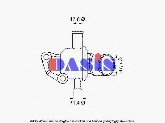 Термостат, охлаждающая жидкость AKS DASIS 336187D