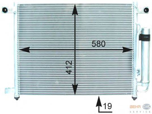 Конденсатор, кондиционер HELLA 8FC 351 303-051