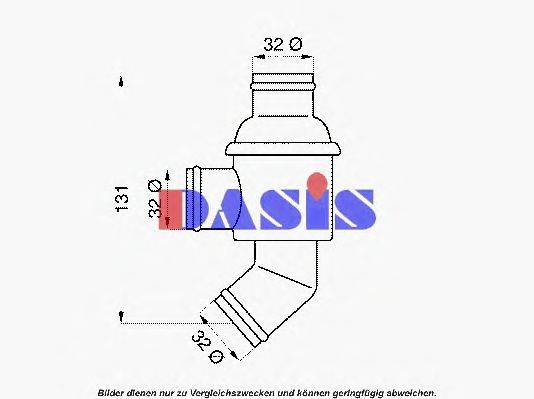 Термостат, охлаждающая жидкость AKS DASIS 334485