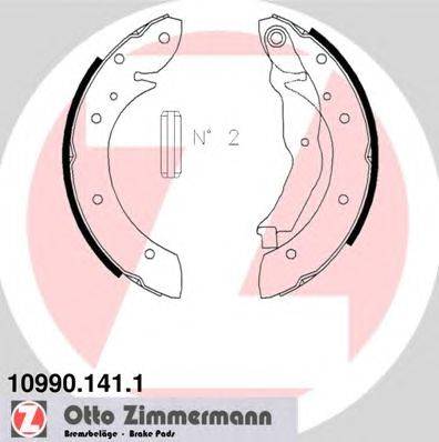 Комплект тормозных колодок ZIMMERMANN 109901411