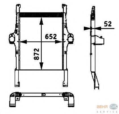 Интеркулер HELLA 8ML 376 724-251