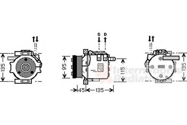 Компрессор, кондиционер SCHLIECKMANN 6030K456