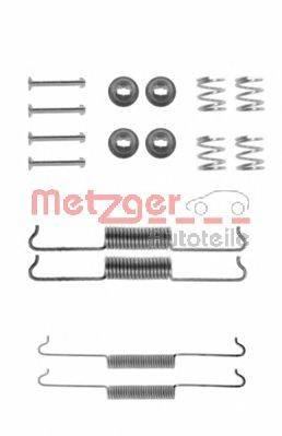 Комплектующие, тормозная колодка METZGER 105-0521