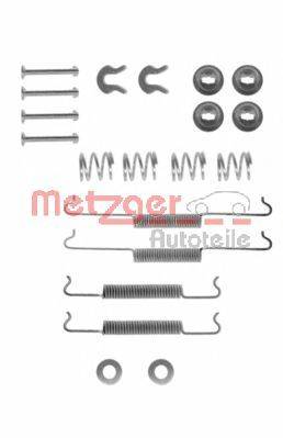 Комплектующие, тормозная колодка METZGER 105-0522