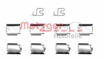 Комплектующие, колодки дискового тормоза METZGER 1091246