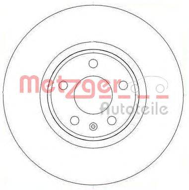 Тормозной диск METZGER 23-1249C