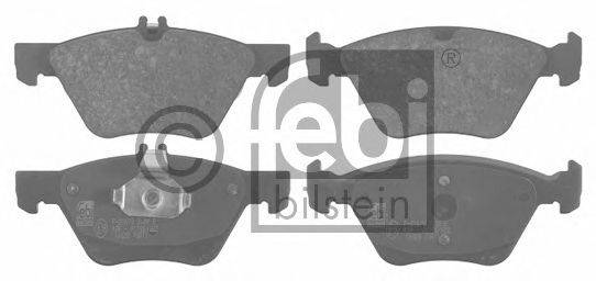 Комплект тормозных колодок, дисковый тормоз FEBI BILSTEIN 16028