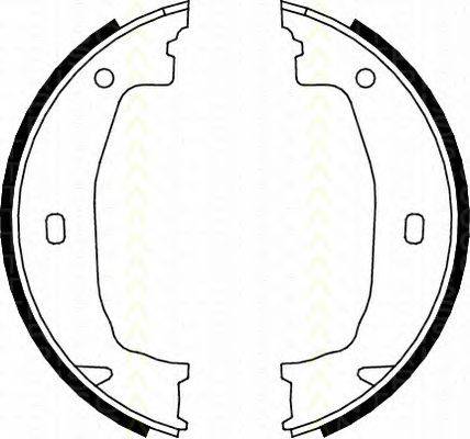 Комплект тормозных колодок; Комплект тормозных колодок, стояночная тормозная система VAICO 200292