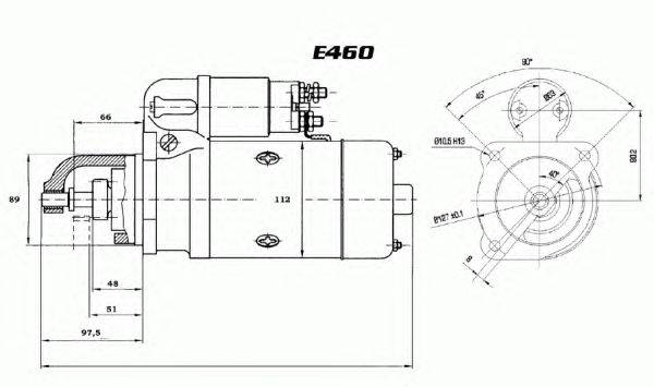 Стартер EFEL 100086