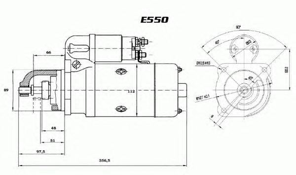 Стартер EFEL 100090