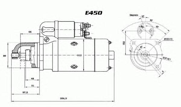 Стартер EFEL 100097