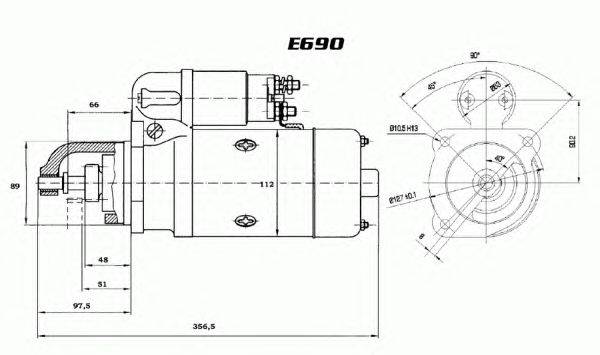 Стартер EFEL 100101