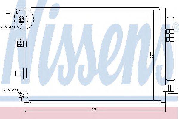 Конденсатор, кондиционер NISSENS 940222