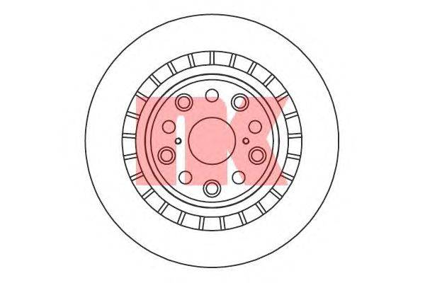 Тормозной диск NK 2045148