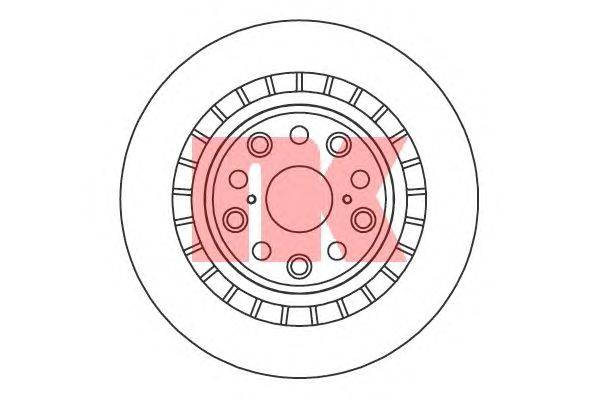 Тормозной диск NK 2045149