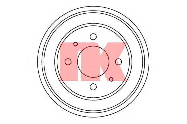 Тормозной барабан NK 253415