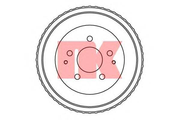 Тормозной барабан NK 255105
