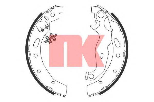 Комплект тормозных колодок NK 2732792